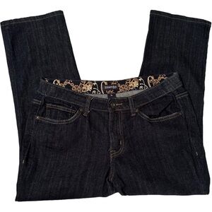 St. John’s Bay Capris Womens 12P Dark Blue Lightweight Denim Capri Pockets